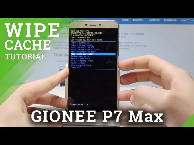 Video thumbnail for How to Wipe Cache GIONEE P7 Max - Erase Cache Partition