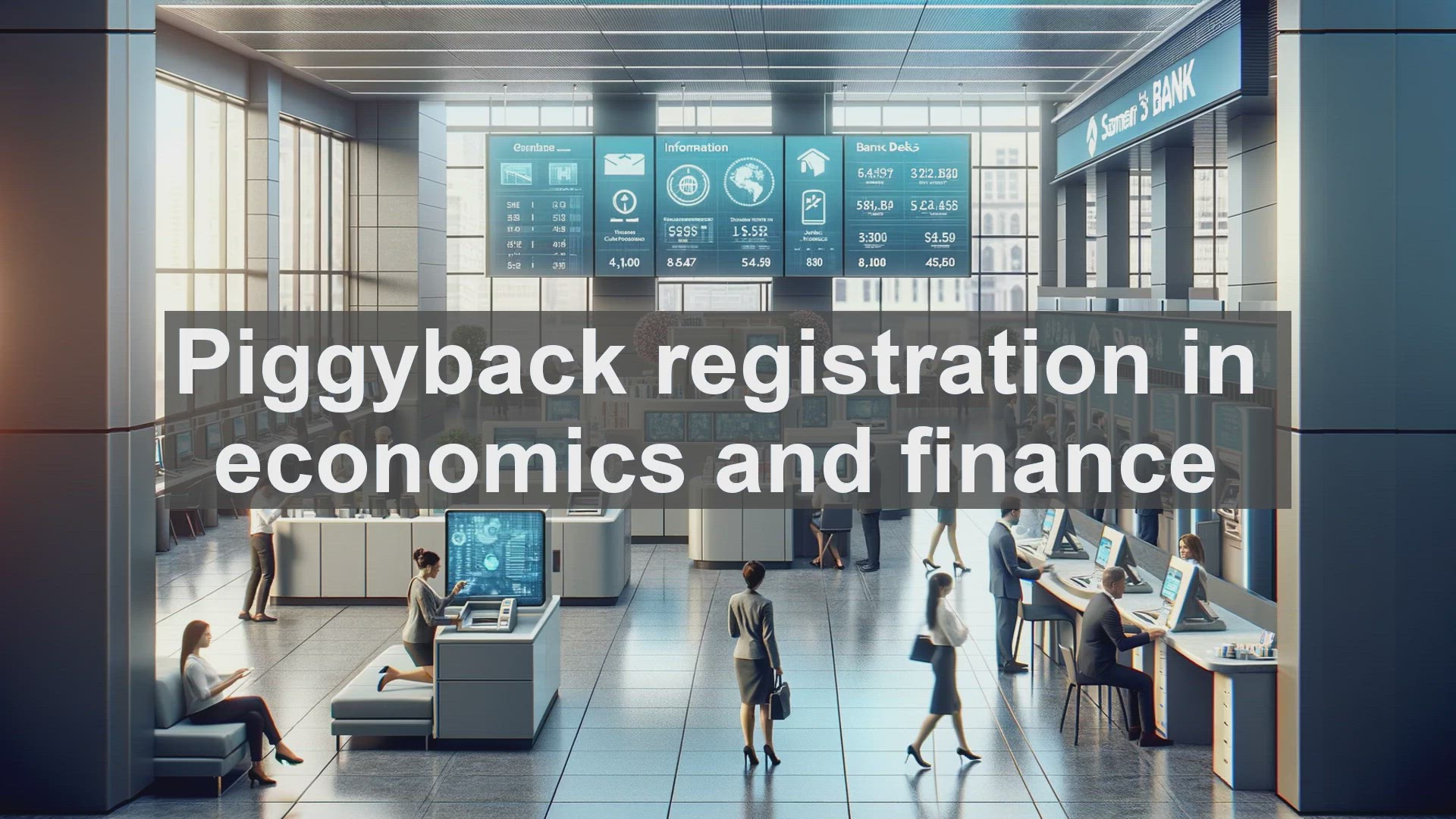 'Video thumbnail for Piggyback registration in economics and finance'