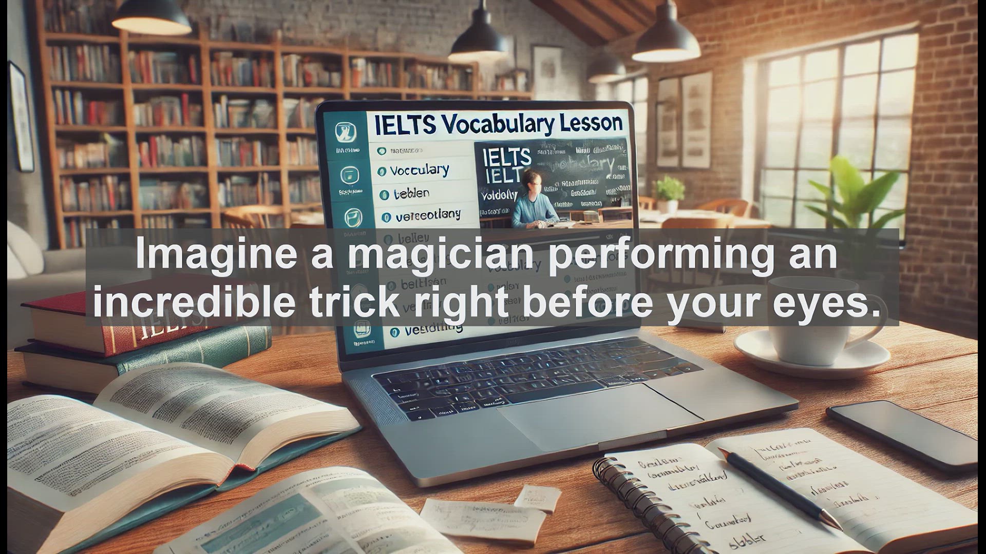 'Video thumbnail for 2000 Must Know IELTS 9.0 Vocabulary - Legerdemain: The Art of Skillful Deception'