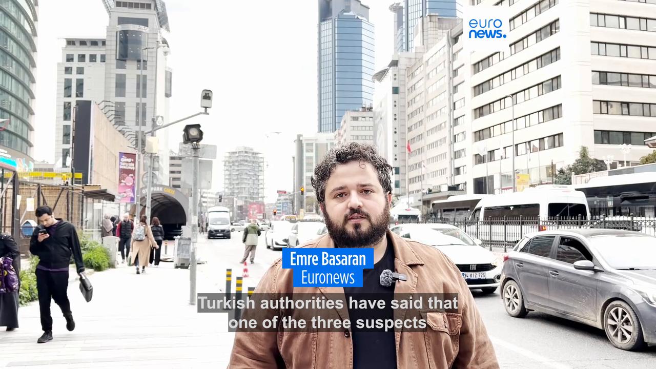 Video thumbnail for Three gunmen 'neutralised' in shooting incident near Israeli consulate in Istanbul