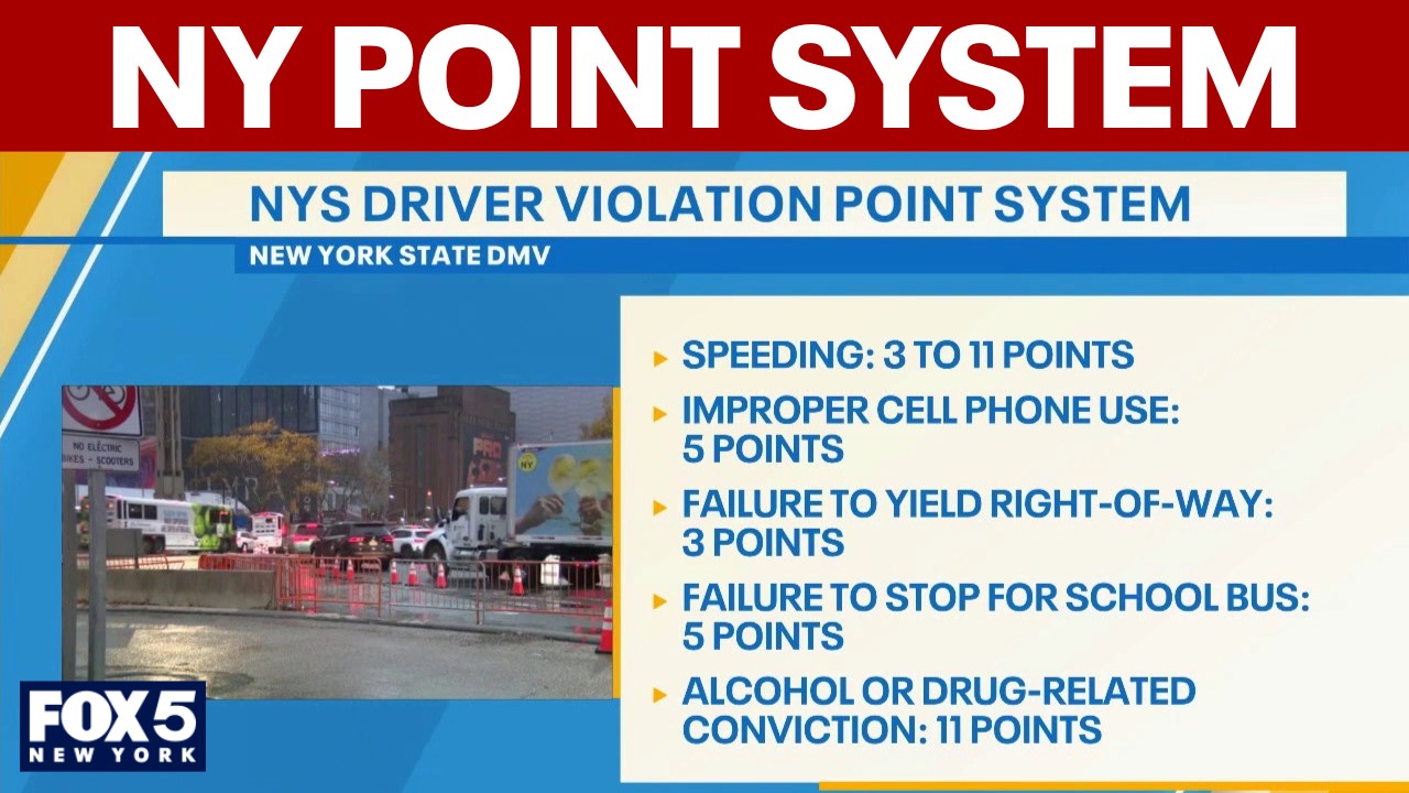 Video thumbnail for New NY driver violation point system goes into effect