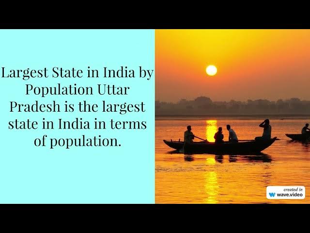 Video thumbnail for Largest and Smallest State in India by Population and Area