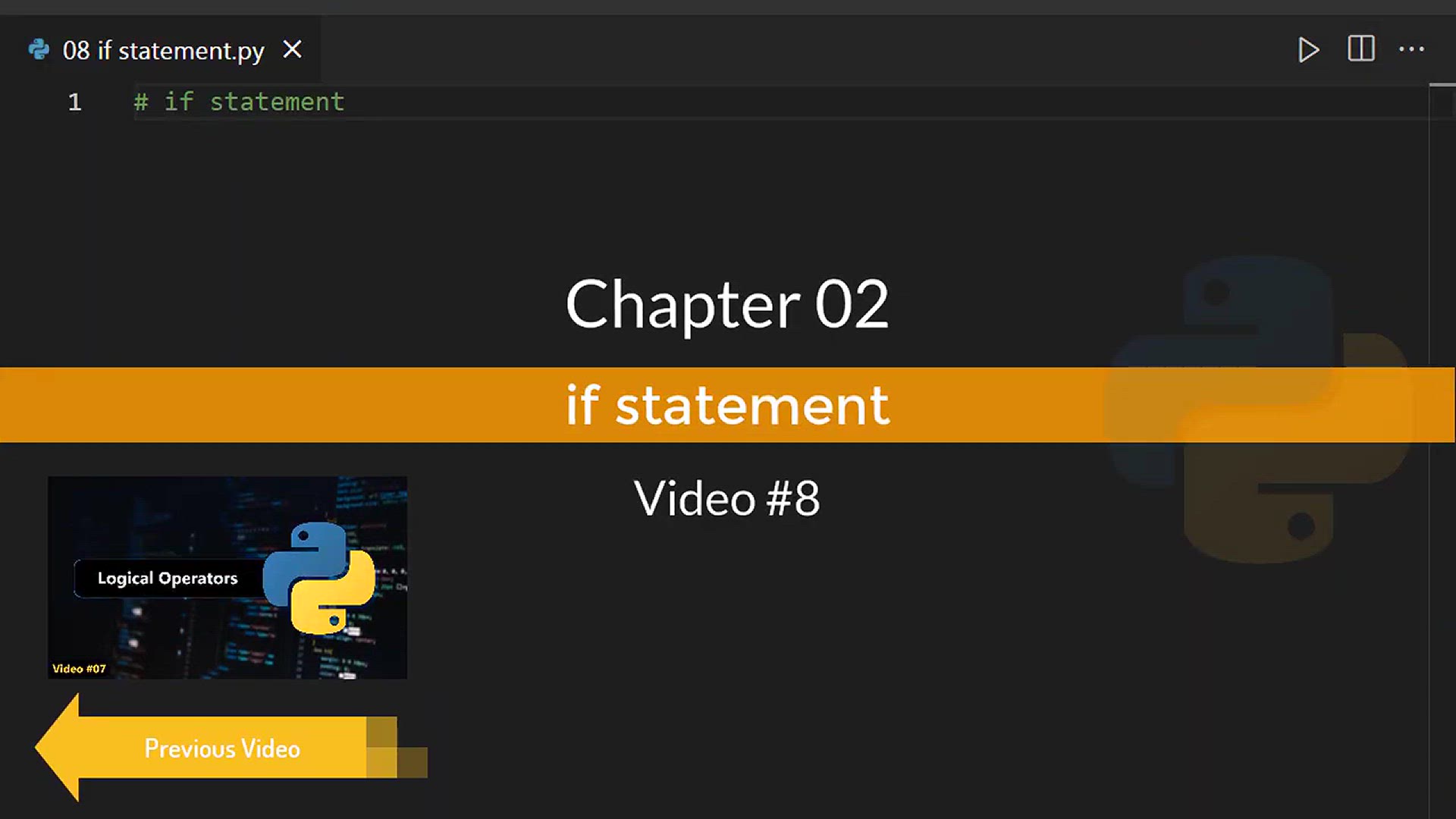 'Video thumbnail for I Never Knew if statement Would be That Easy !'