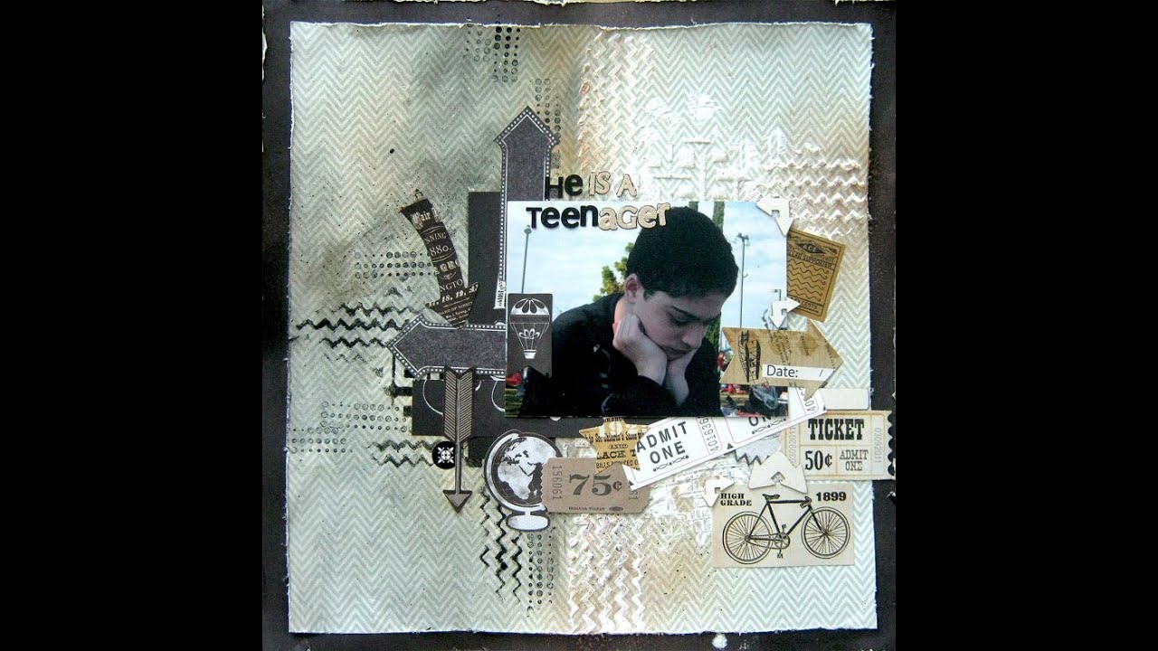 Video thumbnail for Mixed media layout: Teenager