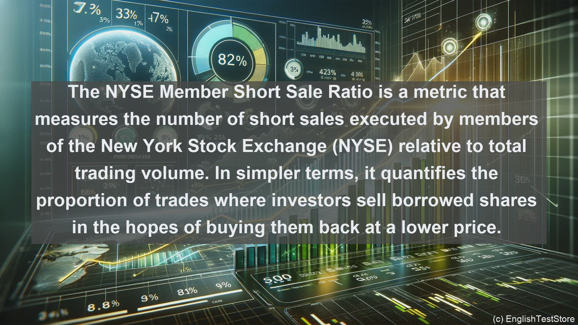 'Video thumbnail for Nyse member short sale ratio in economics and finance'