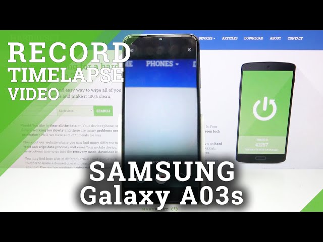 Video thumbnail for How to Record Timelapse Video in SAMSUNG Galaxy A03s – Change Camera Mode