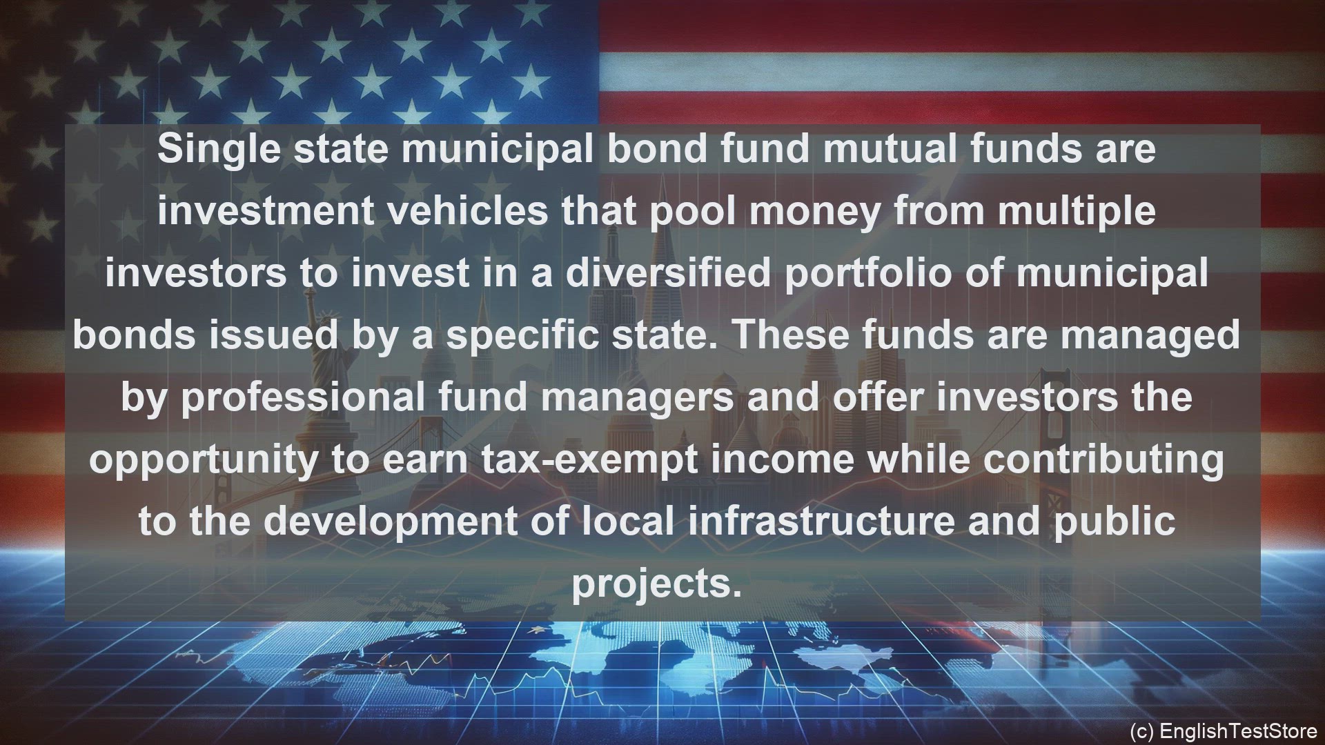 'Video thumbnail for Single state municipal bond fund mutual fund in economics and finance'