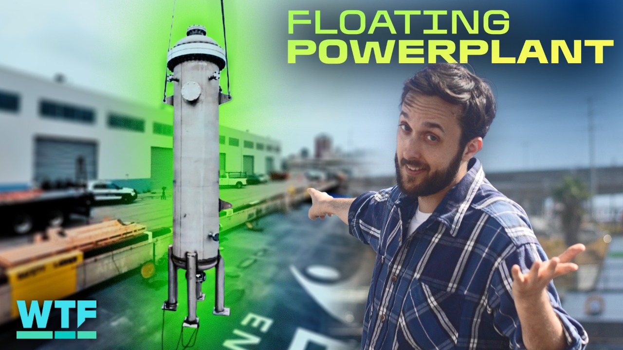 Video thumbnail for They're building floating nuclear power plants