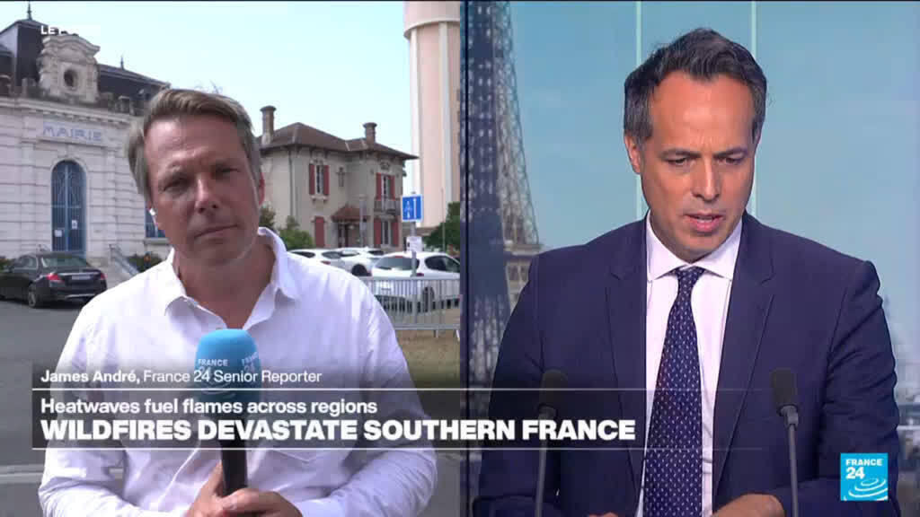 Video thumbnail for France: Major Gironde wildfire contained
