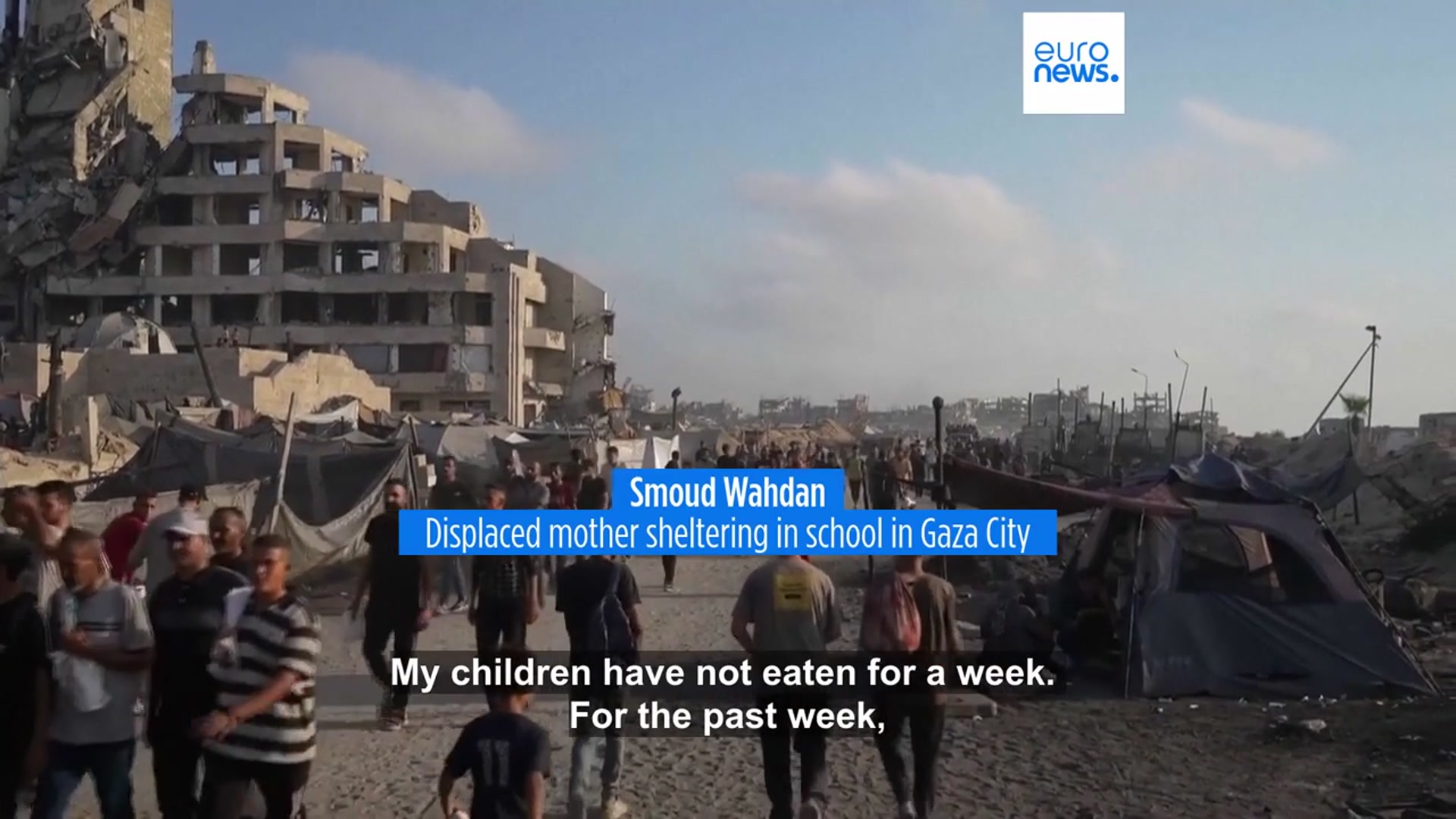 'Video thumbnail for At least 25 people killed by Israeli strikes and gunfire in Gaza, hospitals say'