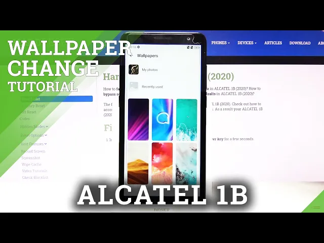 Video thumbnail for How to Change Wallpaper on ALCATEL 1B (2020) – Refresh Desktop
