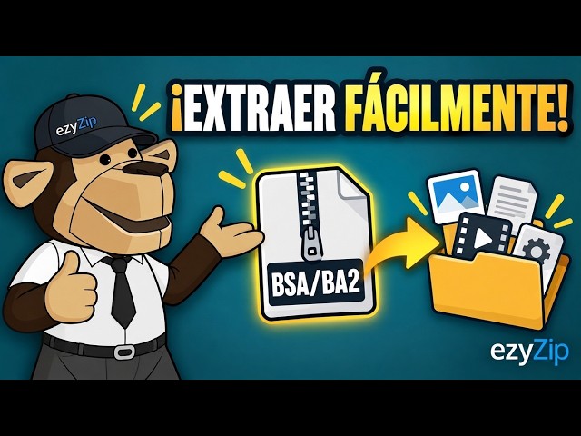 Video thumbnail for 📦 Cómo extraer archivos BSA/BA2 en línea gratis | Sin necesidad de instalar programas