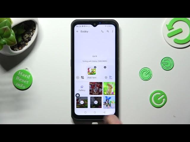 Video thumbnail for How to Attach a Photo to Text Message in ULEFONE Armor 17 Pro? - Send Pictures via SMS Message!
