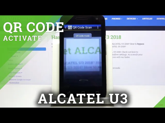 Video thumbnail for How to Allow Camera to Scan QR Codes in ALCATEL U3 – Scan QR Codes