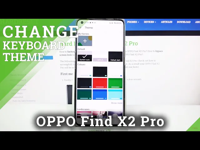 Video thumbnail for How to Change Keyboard Theme in OPPO Find X2 Pro – Adjust Keyboard Theme