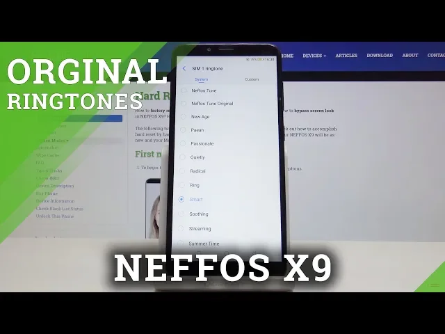 Video thumbnail for NEFFOS X9 Ringtones - How to Select Ringtone in Android