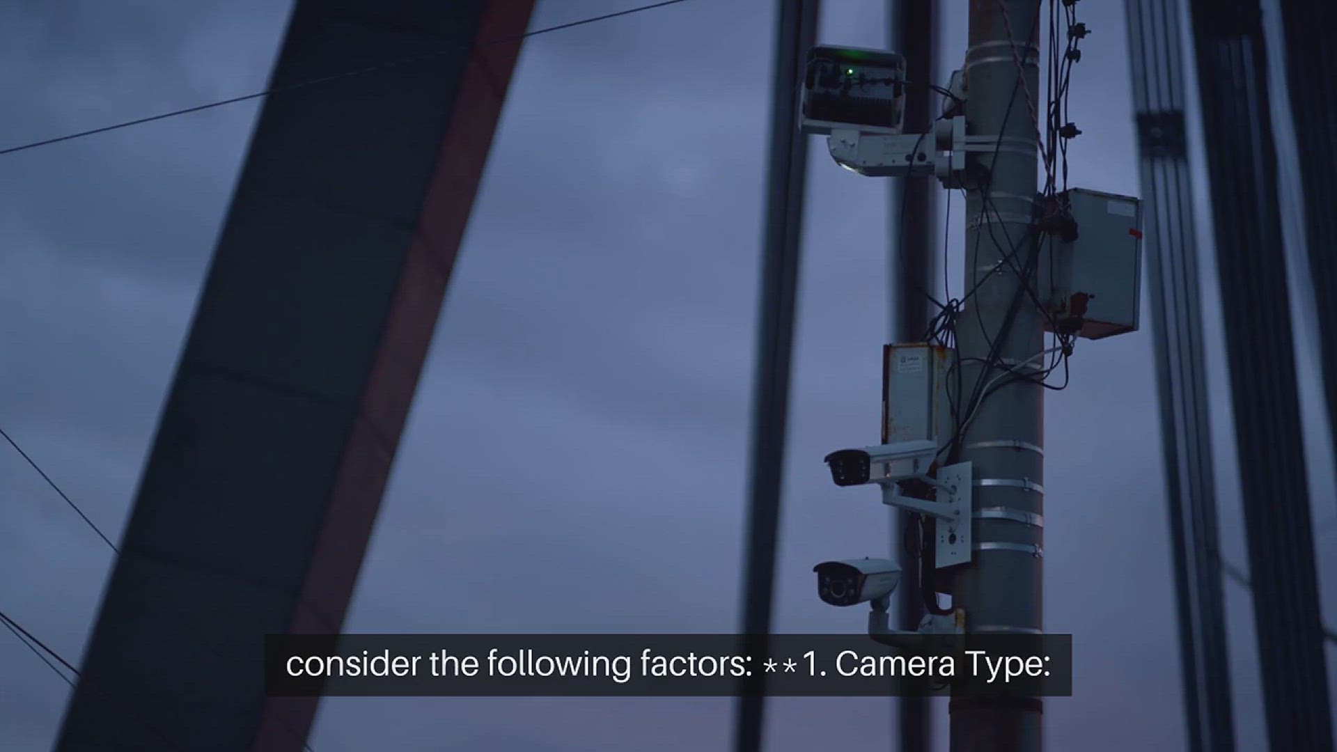 Video thumbnail for Selecting The Right Surveillance Cameras