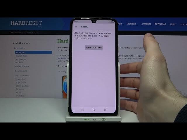 Video thumbnail for How to Hard Reset Umidigi A9 via Settings - Factory Data Reset