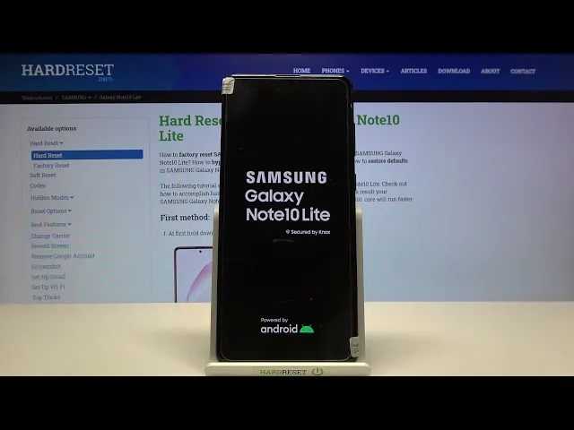 Video thumbnail for How to Power On Samsung Galaxy Note 10 Lite? Switch On your Samsung Smartphone