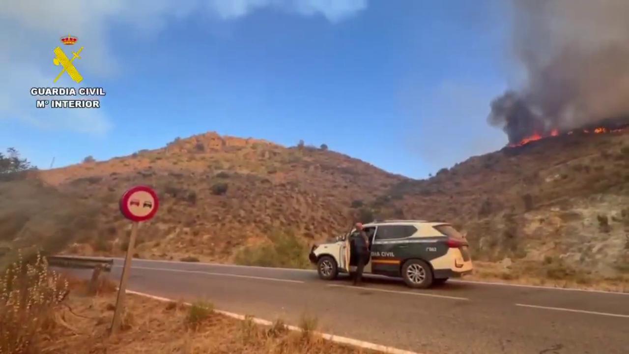 Video thumbnail for Spain: At least 12 killed, 23 missing in forest fire in Spain's Almeria province.