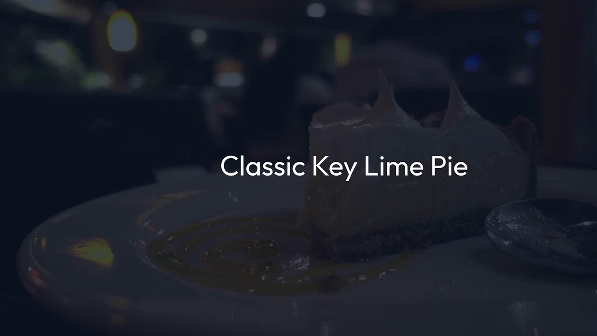 Video thumbnail for Classic Key Lime Pie with Whipped Cream Topping