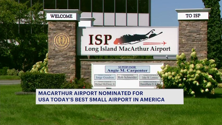Video thumbnail for MacArthur Airport in the running for best small airport in the nation