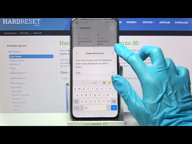 Video thumbnail for How to Change Realme Narzo 30 Name