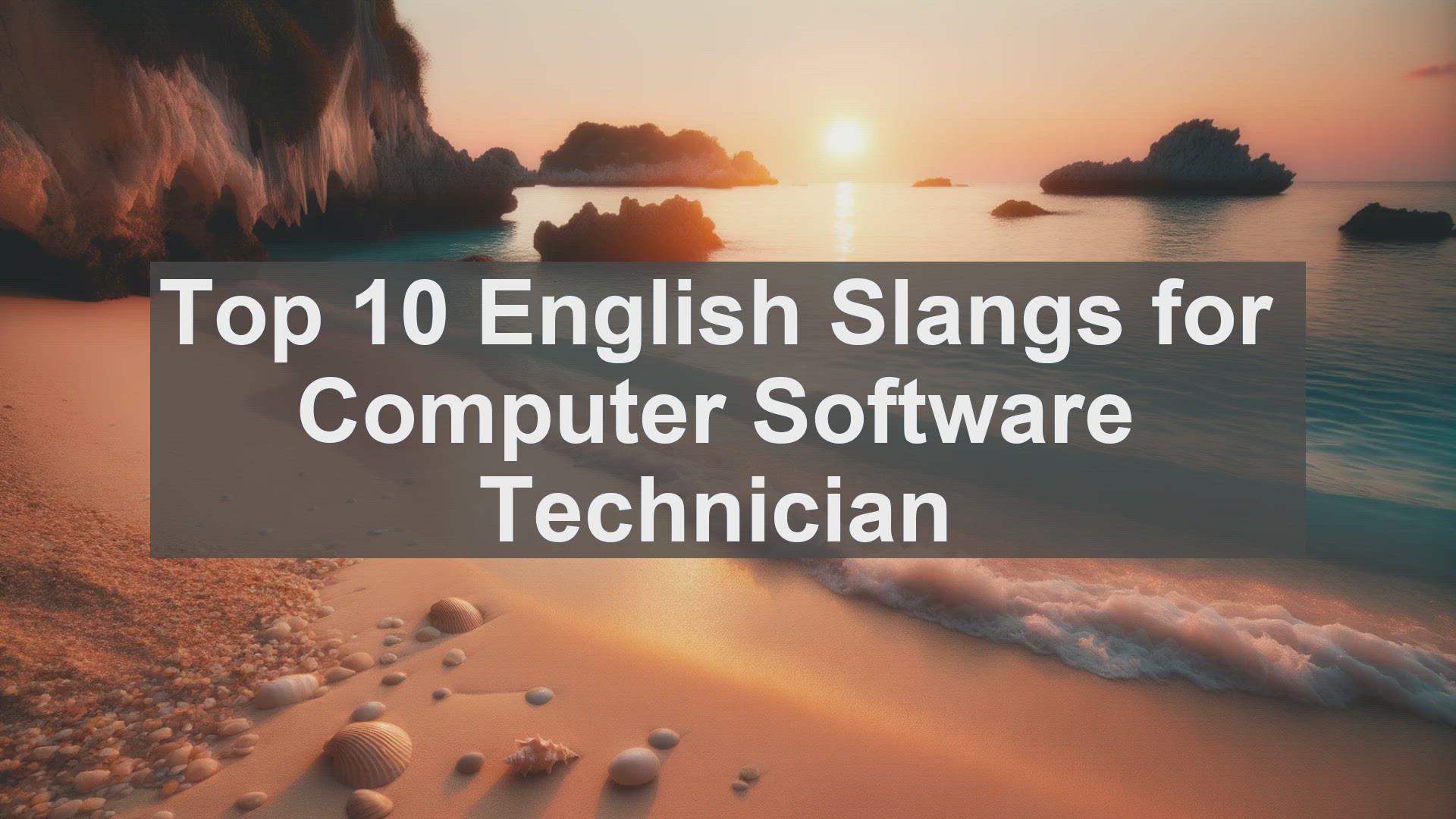 'Video thumbnail for Top 10 English Slangs for Computer Software Technician'