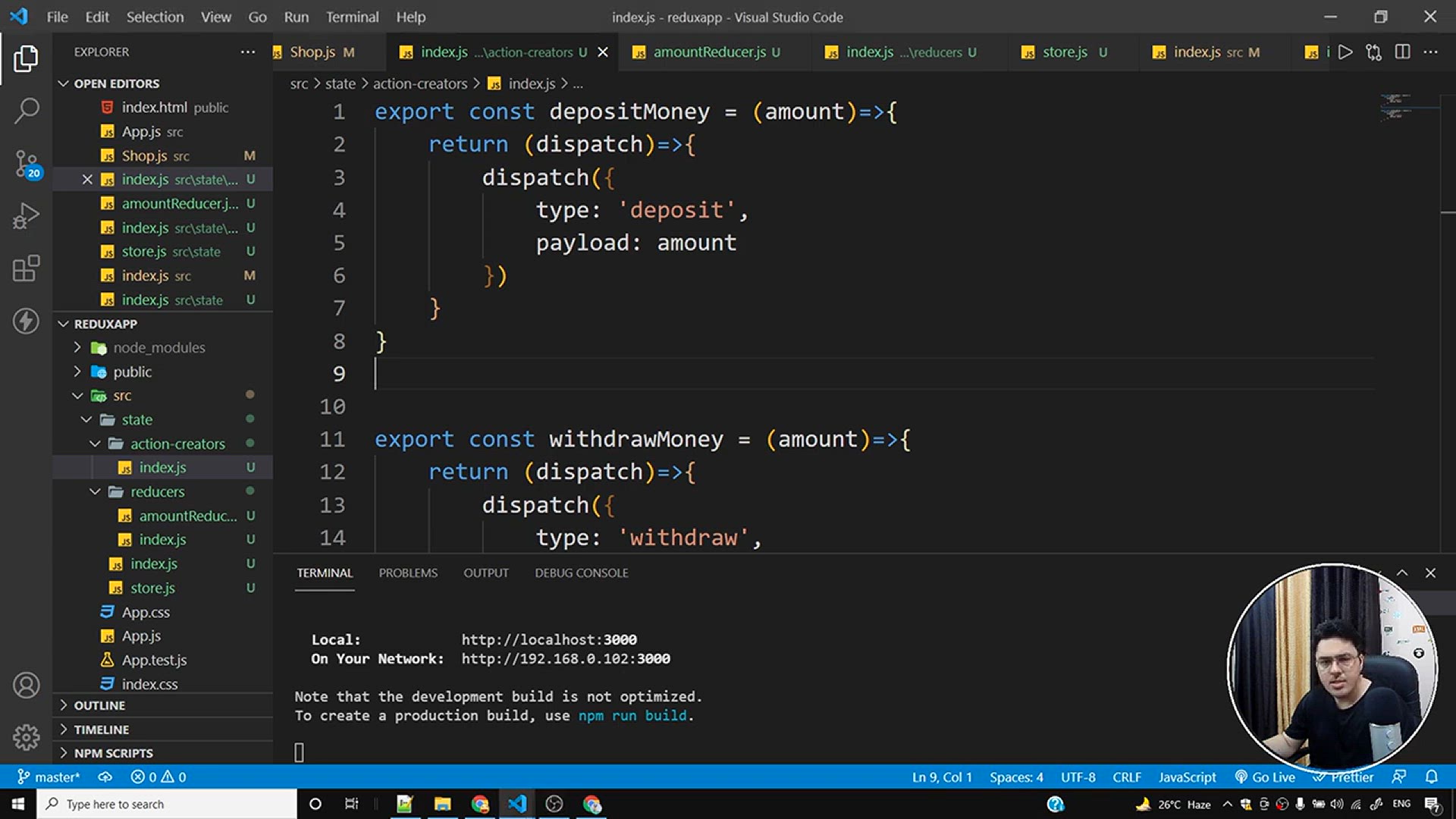 'Video thumbnail for Accessing State in Redux _ Complete React Course in Hindi #77'