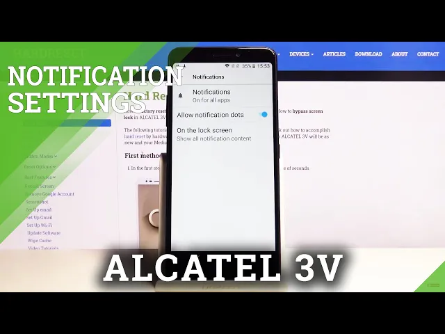 Video thumbnail for How to Manage Notifications in ALCATEL 3V – Notification Settings