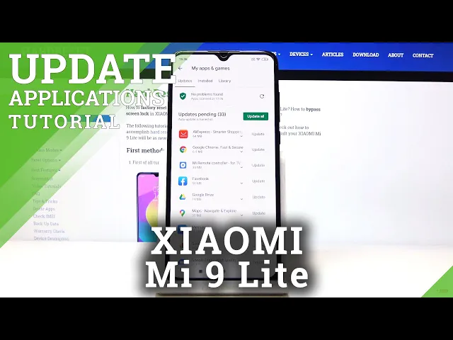 Video thumbnail for How to Download Newest App Version in Xiaomi Mi 9 Lite - Update Apps