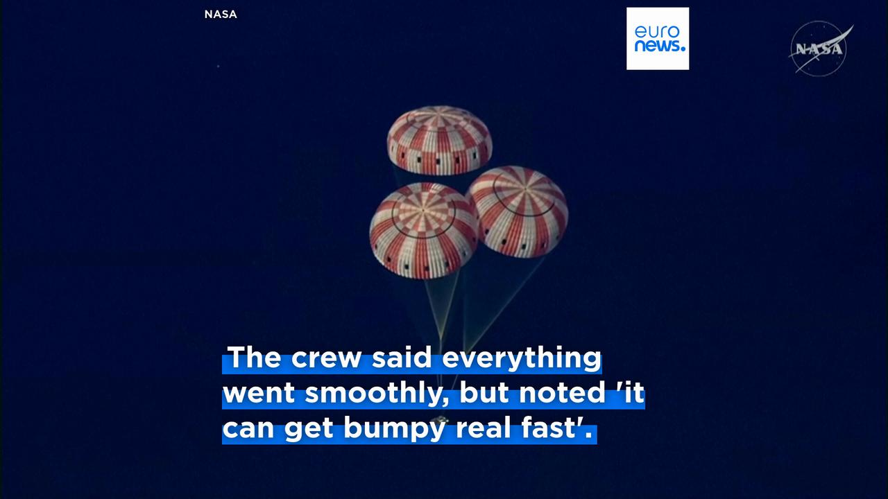 Video thumbnail for 'The most majestic thing human eyes will ever witness': Artemis II crew on historic Moon mission