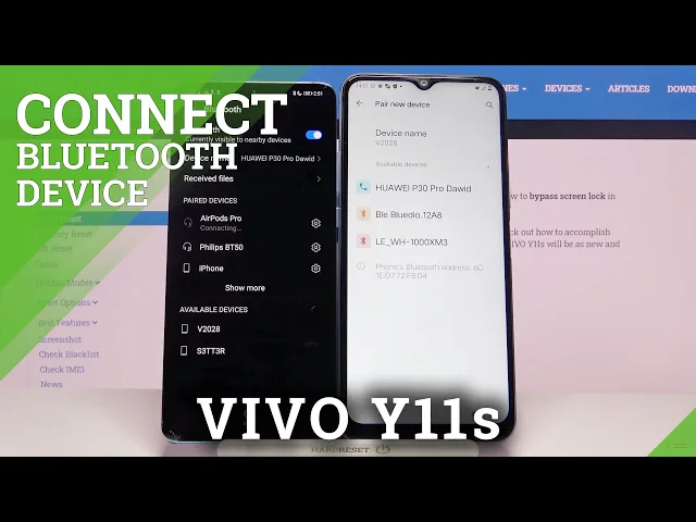 Video thumbnail for How to Connect Bluetooth Device with VIVO Y11s – Bluetooth Connection