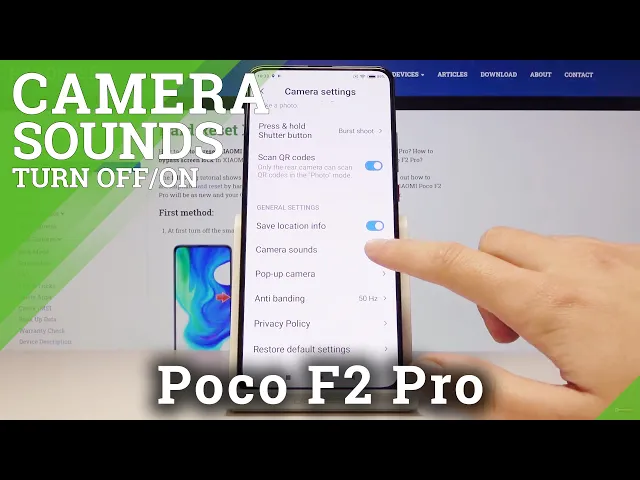 Video thumbnail for How to Turn On and Turn Off Sounds in Camera in XIAOMI Poco F2 Pro – Camera Sounds
