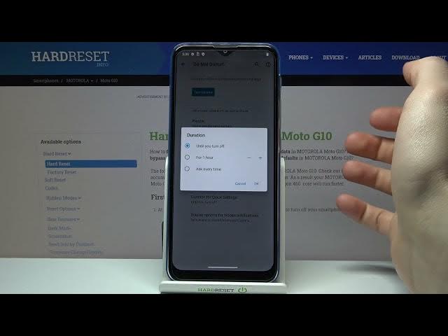Video thumbnail for How to Activate and Set Up the Do Not Disturb Mode on the MOTOROLA Moto G10