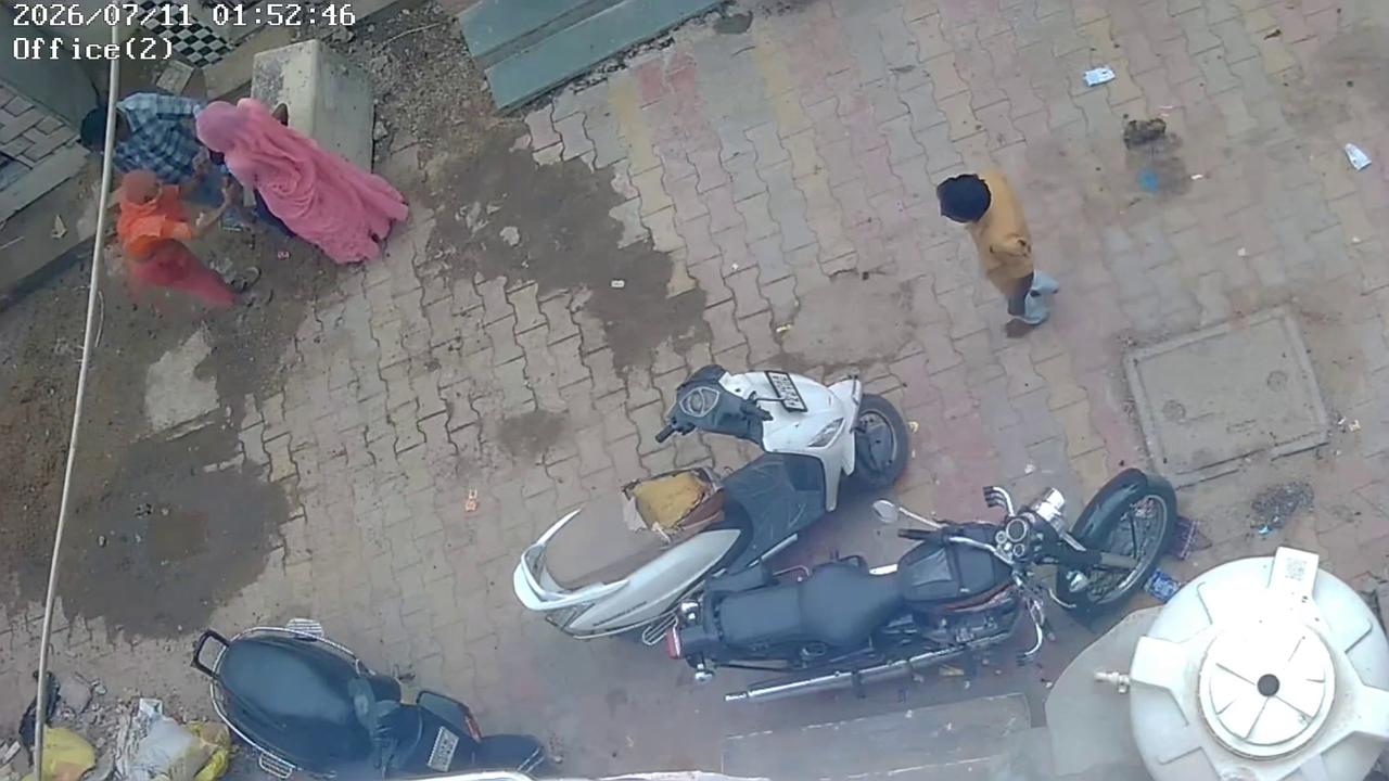 Video thumbnail for India: School journey turns terrifying as cow lifts 7-year-old into air with horns in India.