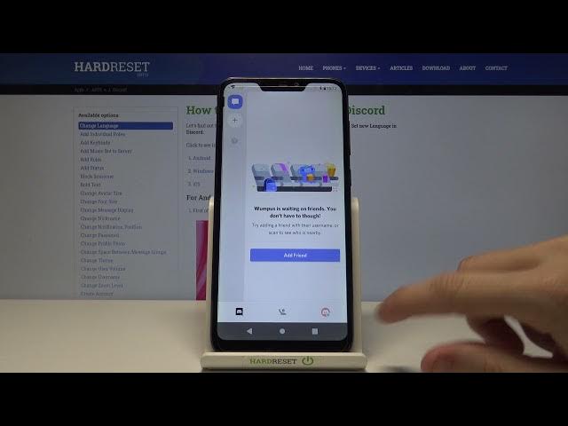 Video thumbnail for How to Change Language on Discord App – Discord on Android Device
