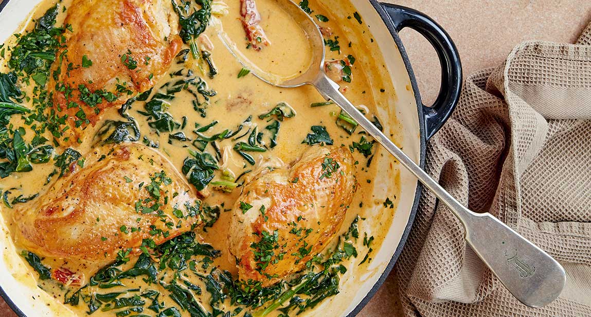 Video thumbnail for Tuscan chicken