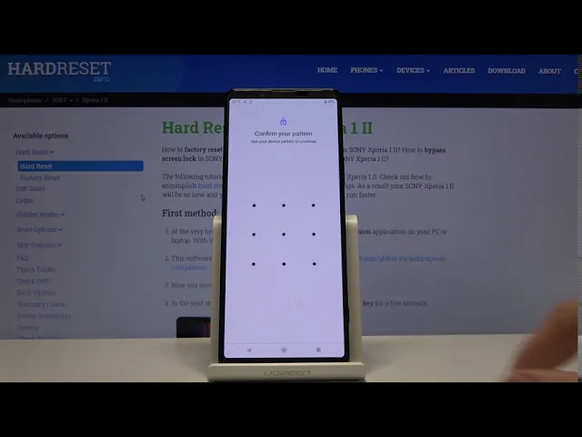 Video thumbnail for How to Factory Reset SONY Xperia 1 II – Delete All Data & Settings