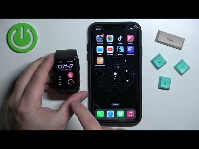 Video thumbnail for How to Enable the iPhone Notifications on the Huawei Watch D - Receive Phone Notifications