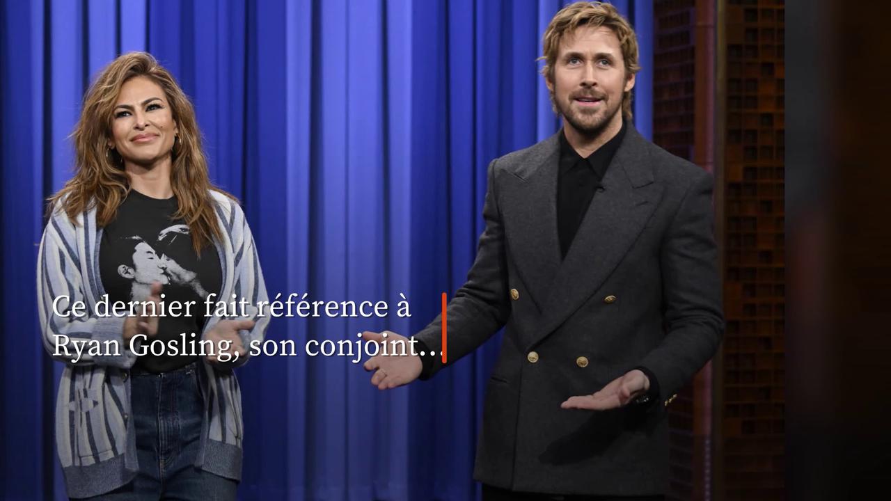 Video thumbnail for Eva Mendes montre son tatouage en l'honneur de Ryan Gosling.