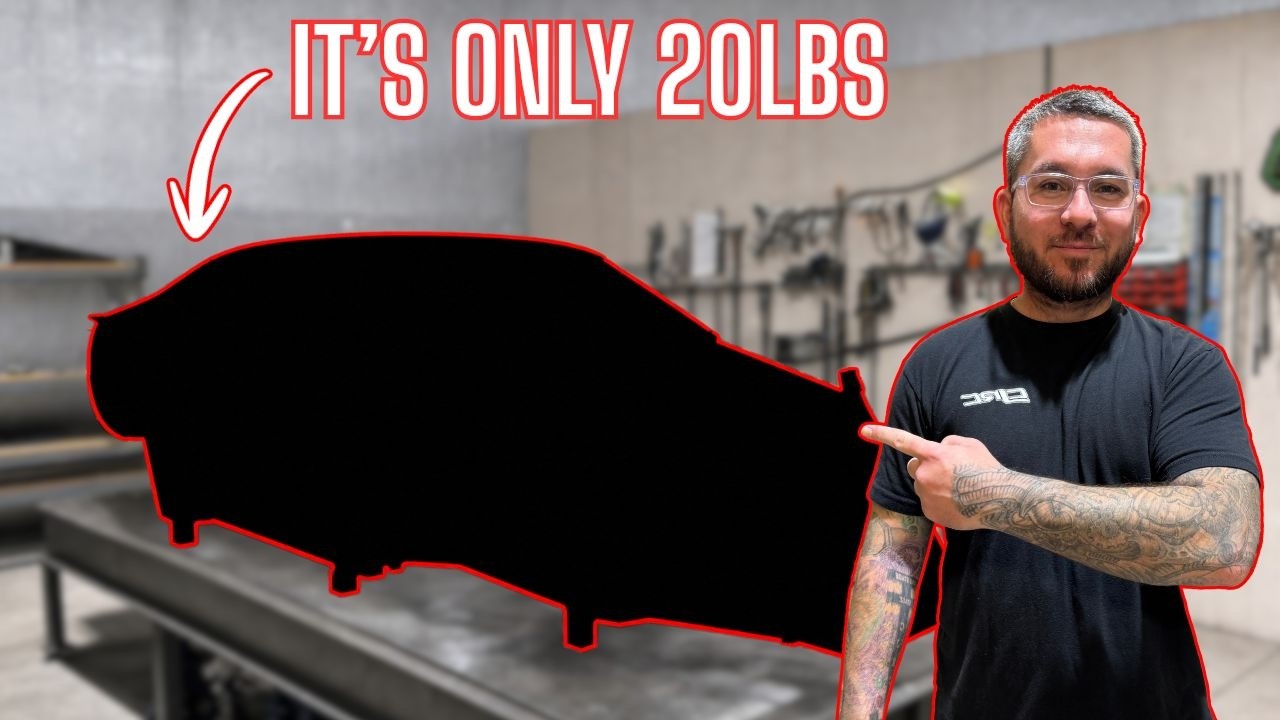 Video thumbnail for We Just Put the LIGHTEST Carbon Body on a Race Car (It's Insane)