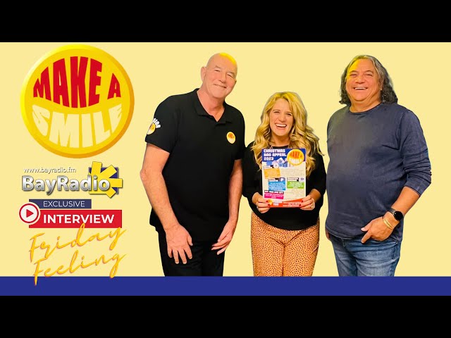 'Video thumbnail for Make A Smile This Christmas - Tony Speaks to Kal & Rosie on BAYRADIO INTERNATIONAL'