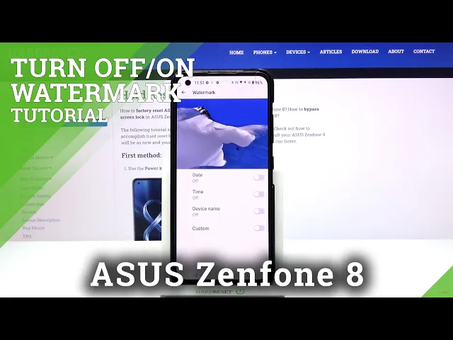 Video thumbnail for How to Manage Camera Watermark in ASUS Zenfone 8 – Set Up Watermark