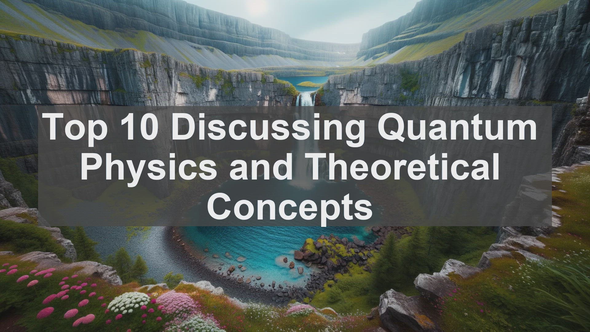 'Video thumbnail for Top 10 Discussing Quantum Physics and Theoretical Concepts'