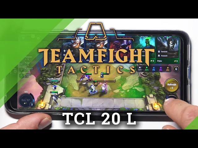 Video thumbnail for TFT Mobile on TCL 20L - Game Test
