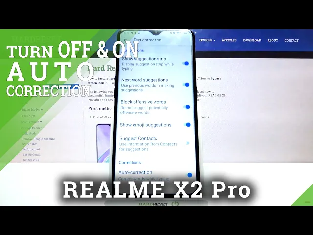Video thumbnail for How to Enable Text Correction – Keyboard Customization on REALME X2 Pro