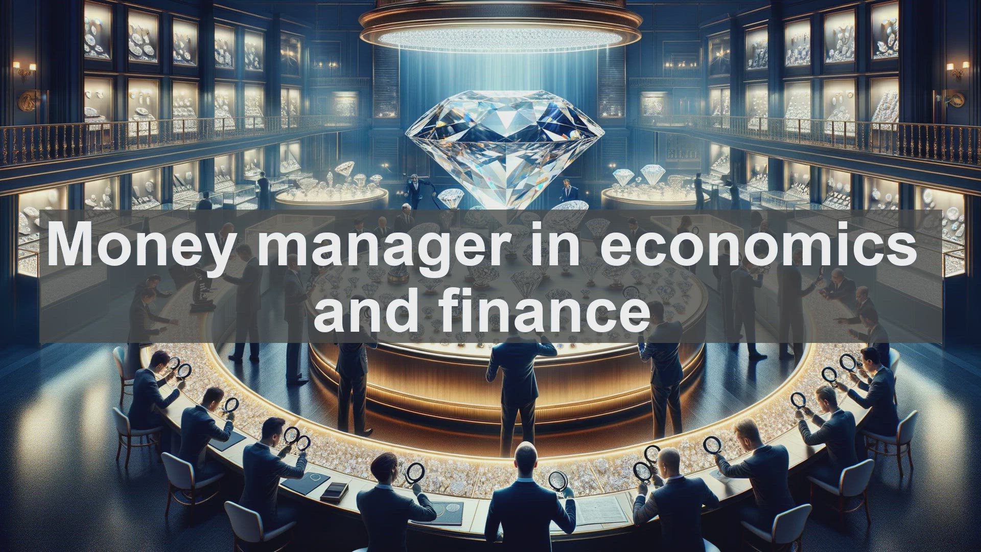 'Video thumbnail for Money manager in economics and finance'