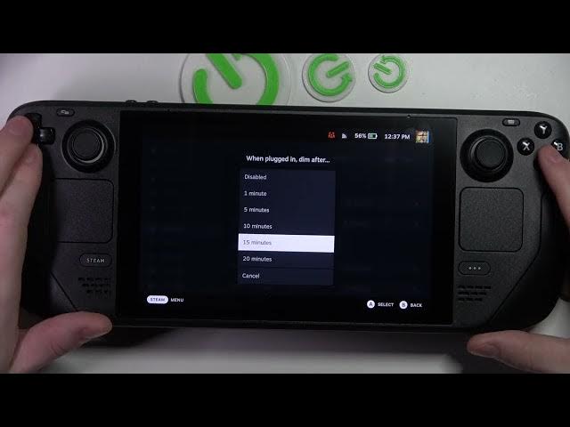 Video thumbnail for Steam Deck - How To Change Time Before Display Dim