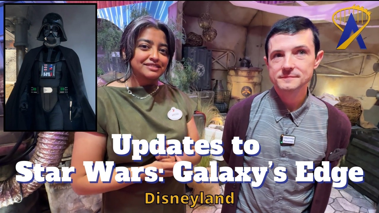 Video thumbnail for Updates to Star Wars: Galaxy's Edge in Disneyland 2026 (Interview)